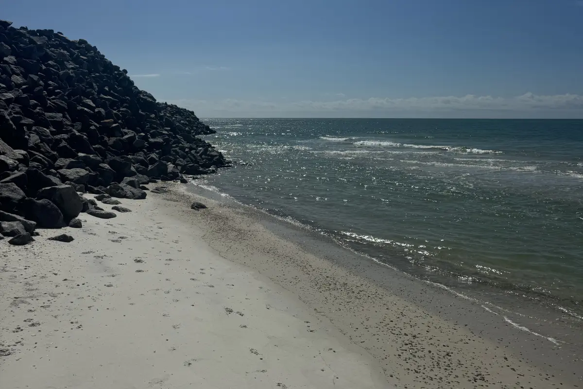 Sand staging area near R-101.5